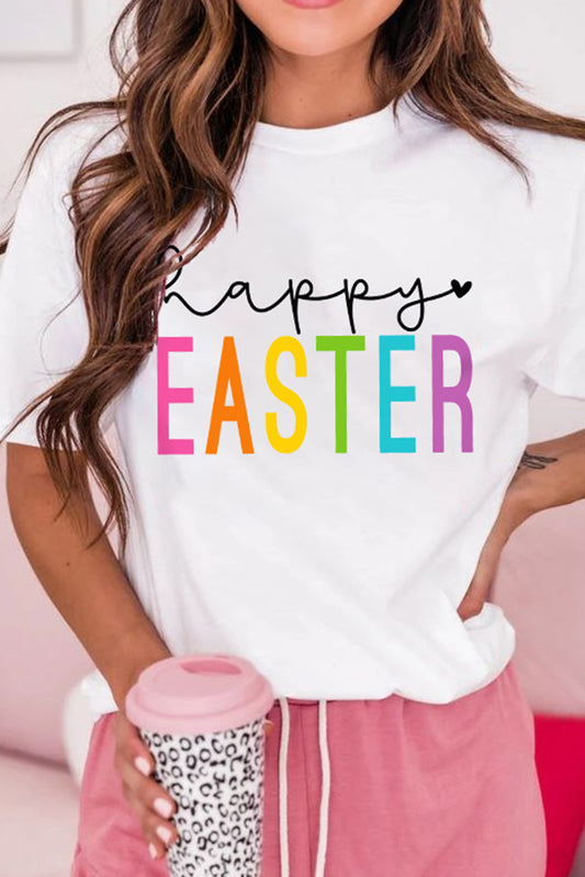 Happy EASTER Letter Graphic Tee